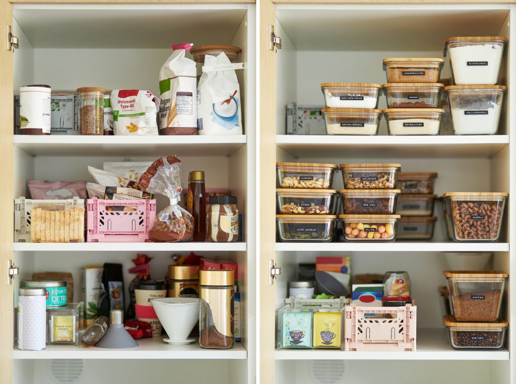  Imparare a organizzare in modo pratico gli armadietti della cucina